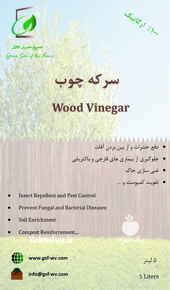 سرکه چوب 5 لیتری در تهران در گروه سایر محصولات خاک و تغذیه و نهال در یکمیوه -عکس3