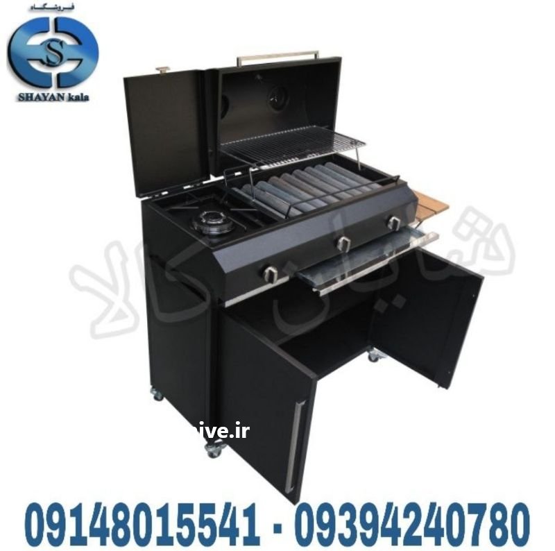 کباب پز زغالی برای آپارتمان در ارومیه در گروه سایر محصولات غذایی در یکمیوه -عکس1