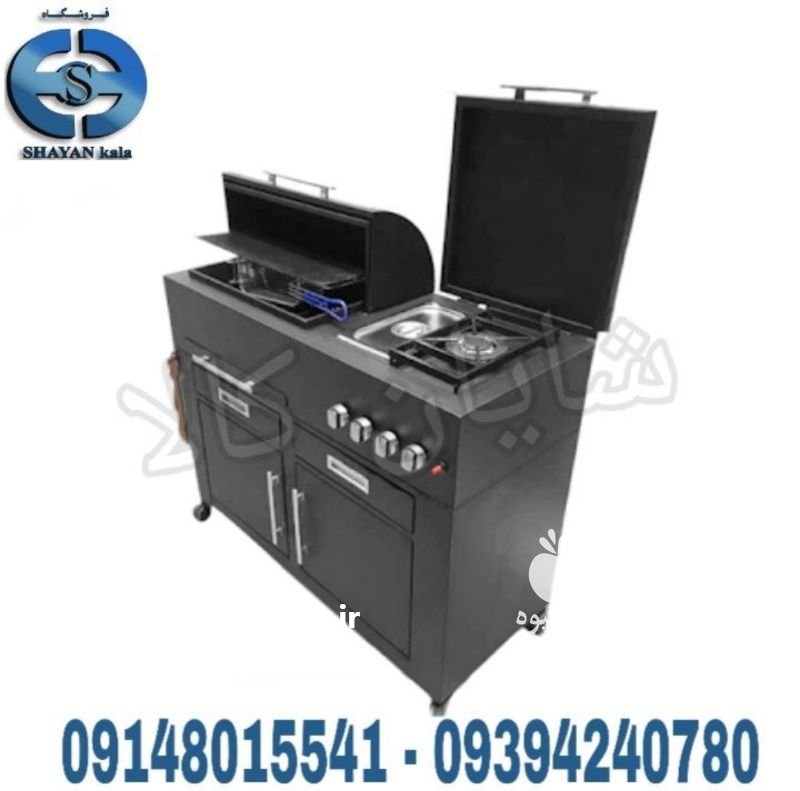 کباب پز زغالی برای آپارتمان در ارومیه در گروه سایر محصولات غذایی در یکمیوه -عکس2