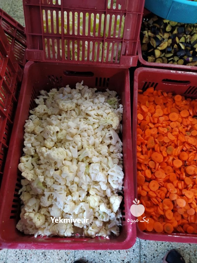 عرضه انواع ترشی در مشهد در گروه محصولات ترشی - گل کلم مخلوط لیته هفت بیجار در یکمیوه -عکس3