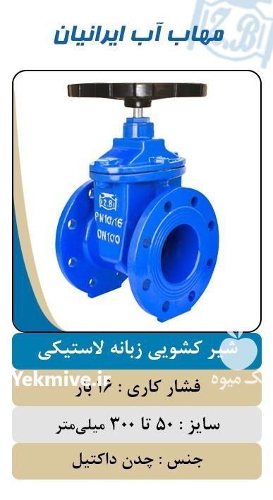 شیرفلکه زبانه لاستیکی _بوشهر در گروه خرید فروش اتصالات و تجهیزات آبیاری - شیر لوله نوار در یکمیوه -عکس2