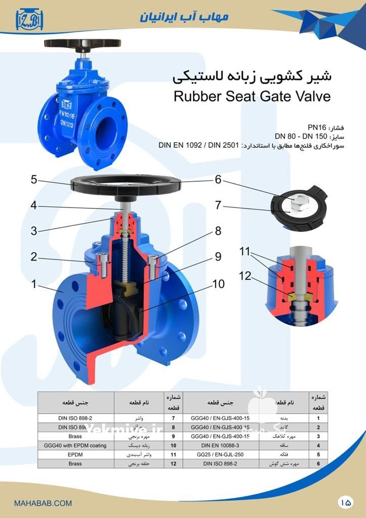 شیر فلکه زبانه لاستیکی در بندرگناوه در بوشهر در گروه خرید فروش ابزار ها و تجهیزات کشاورزی - دستی برقی ماشینی بیل کلنگ در یکمیوه -عکس3