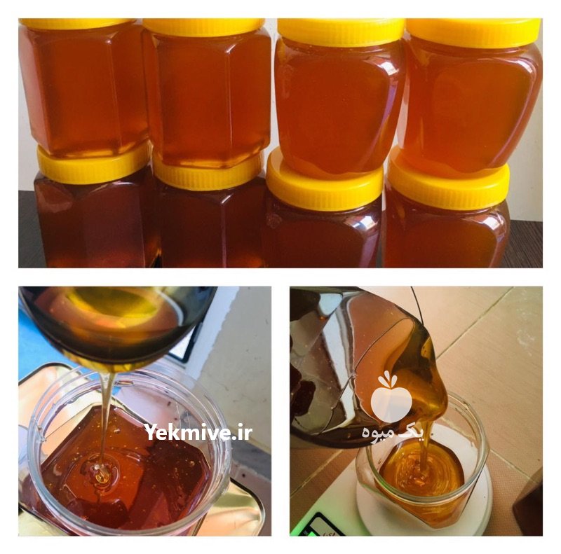 عسل كاملا طبيعي بدون تغذيه شكر در سنندج در گروه عسل شیره و فرآورده ی مربا - طبیعی گون کوهی آویشن در یکمیوه -عکس3