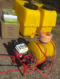 سمپاش پشت تراکتوری وفرقونی در کلاله در گروه خرید فروش ماشین آلات کشاورزی - تراکتور تیلر کمباین مدرن در یکمیوه