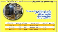 دستگاه میوه خشک کن در آذربایجان غربی در گروه خرید فروش تجهیزات گلخانه - صنعتی خانگی هوشمند دست دوم در یکمیوه