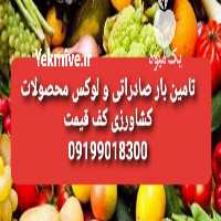 تامین بار صادراتی بارفروشی تره بار در گروه واردات و صادرات در یکمیوه