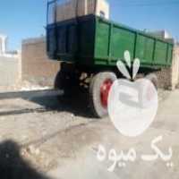 فروش تریلی تراکتور رومانی چهارچرخ درحد در قروه در گروه خرید فروش ماشین آلات کشاورزی - تراکتور تیلر کمباین مدرن در یکمیوه