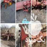 فروش دو عدد روتیواتور و گاوآهن تراکتور باغی در قزوین در گروه خرید فروش ماشین آلات کشاورزی - تراکتور تیلر کمباین مدرن در یکمیوه