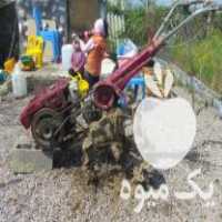 فروش تیلر 4 5 با گاوآهن وچرخ آهنی باریک وچرخ اهنی پهن در رشت در گروه خرید فروش ماشین آلات کشاورزی - تراکتور تیلر کمباین مدرن در یکمیوه