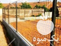 فروش توری فنس توری حصاری گالوانیزه سیم خاردار نصب فنس پایه بتنی در تهران در گروه توزیع کننده محصولات کشاورزی و دامپروری و فرآورده ها در یکمیوه -عکس1