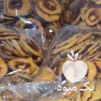 فروش میوه خشک هلو زعفرانی خشک در تهران در گروه میوه های خشک - پرتقال سیب حبه ورق صنعتی خانگی در یکمیوه