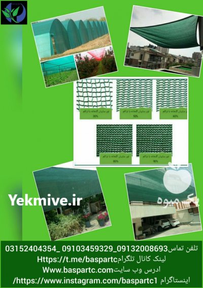 توری سبز گلخانه در آباده در گروه خرید فروش لوازم باغبانی - خرید فروش نو دست دوم در یکمیوه