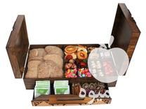 فروش بسته بندی و باکس چوبی خشکبار و غذایی در اندیشه در گروه میوه های خشک - پرتقال سیب حبه ورق صنعتی خانگی در یکمیوه -عکس1