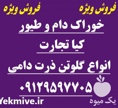 فروش گلوتن ذرت در تهران در گروه خوراک دام و طیور - پرواری شیری علوفه یونجه در یکمیوه -عکس1