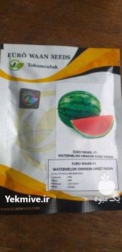 فروش بذر هندوانه پاسکال در گرگان در گروه خرید فروش عمده هندوانه - صادراتی گرد بیضی زرد قرمز در یکمیوه -عکس1