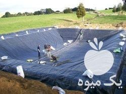 فروش احداث استخر کشاورزی با ورق پلی اتیلنی ورق ژئوممبران در تهران در گروه خرید فروش انواع پوشش ها و ورق ها - پلی استر پلی کربنات نایلون در یکمیوه -عکس1