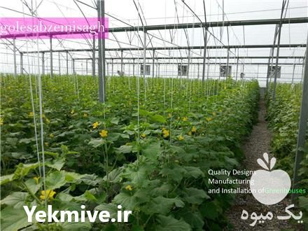 فروش ساخت گلخانه اسپانیایی در تهران در گروه سازنده - گلخانه باغ مدرن سالن صنعتی سوله انبار در یکمیوه -عکس1