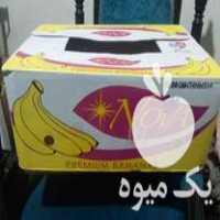 فروش کارتن موز جعبه موز در مشهد در گروه خرید فروش انواع بسته بندی کاغذی - کارتن مقوا در یکمیوه