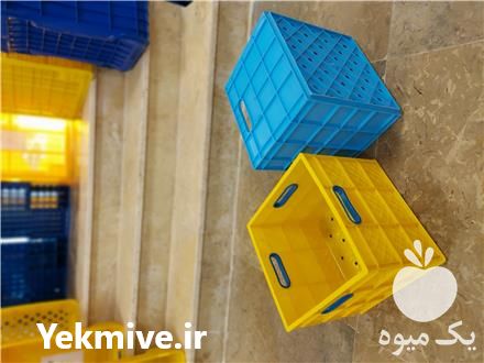 فروش سبد حمل شیر و ماست لبنیات در تهران در گروه خرید فروش انواع سبد - میوه پلاستیکی چوبی گل در یکمیوه -عکس1