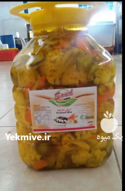 کارخانه‌ تولید رب گوجه و خیارشور در شیراز در گروه محصولات ترشی - گل کلم مخلوط لیته هفت بیجار در یکمیوه -عکس1