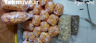 میوه خشک در بروجرد در گروه میوه های خشک - پرتقال سیب حبه ورق صنعتی خانگی در یکمیوه -عکس1