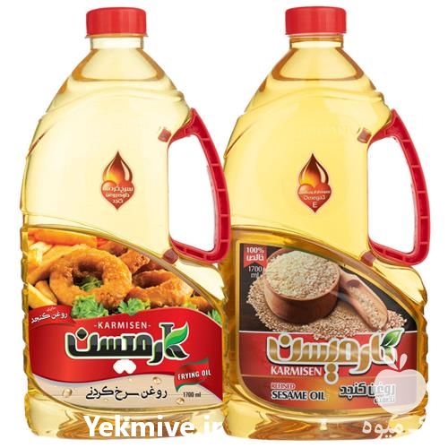 قیمت خرید عمده روغن سرخ کردنی کنجد در گروه انواع روغن - آفتابگردان کنجد سویا در یکمیوه -عکس1