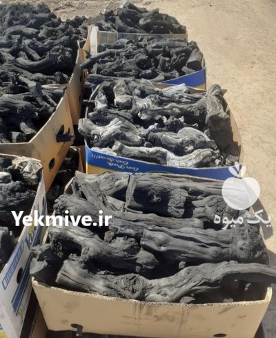 زغال انگور کوره سنتی خشک خشک در نوشین در گروه خرید و فروش زغال در یکمیوه -عکس1