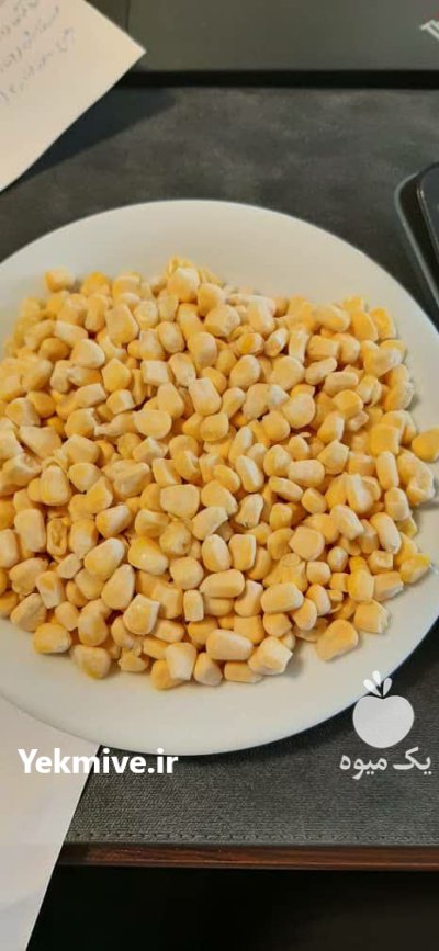 نخود سبز و ذرت منجمد در همدان در گروه خرید و فروش ذرت در یکمیوه -عکس1