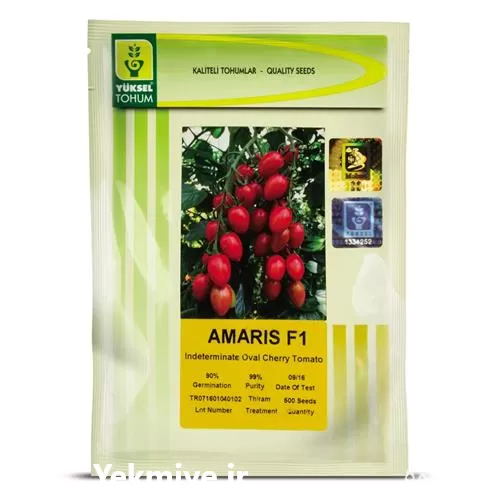 قیمت فروش بذر گوجه زیتونی آماریس در فارس در گروه خرید و فروش بذر گوجه در یکمیوه -عکس1