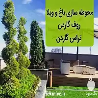 طراحی فضای سبز اجرای تراس گاردن در تهران در گروه سازنده در یکمیوه