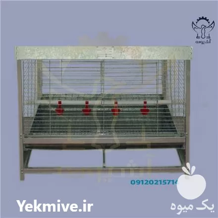 خرید قفس جوجه یک طبقه شرکتی در سبزوار در گروه تجهیزات مرغداری در یکمیوه -عکس1