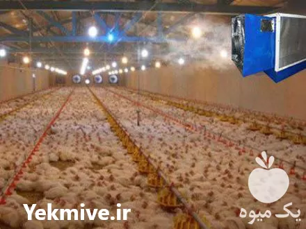 رطوبت ساز و مه پاش مرغداری در تبریز در گروه خرید و فروش رطوبت ساز در یکمیوه -عکس1