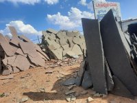 فروش سنگ لاشه ورقه ای سنگ در گروه سازنده در یکمیوه