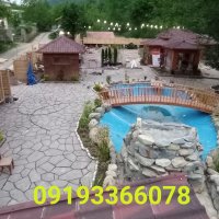 محوطه سازی با سنگ لاشه در گروه سازنده در یکمیوه