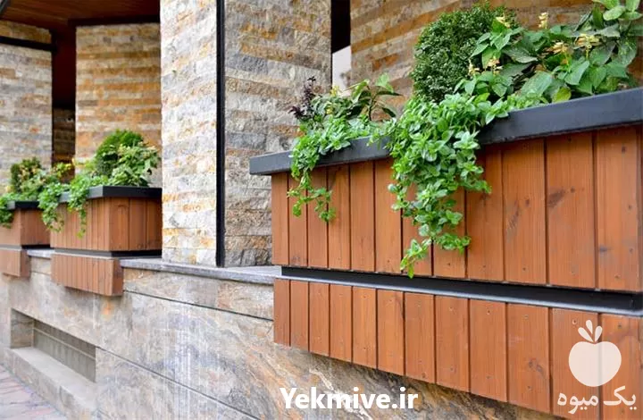 فلاور باکس دیواری در گروه سازنده در یکمیوه -عکس1