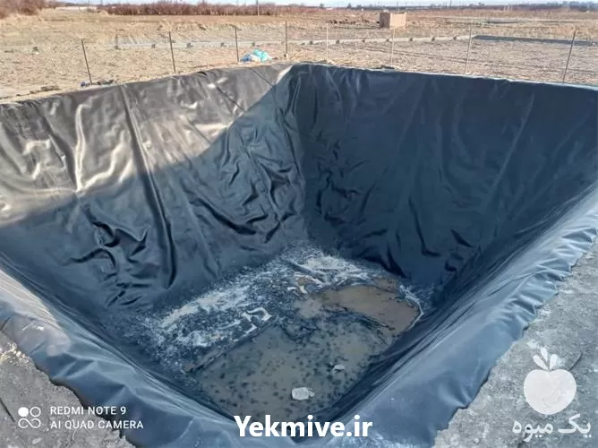 خرید احداث استخر ذخیره آب کشاورزی در آذربایجان غربی در گروه خرید و فروش استخر کشاورزی در یکمیوه -عکس1