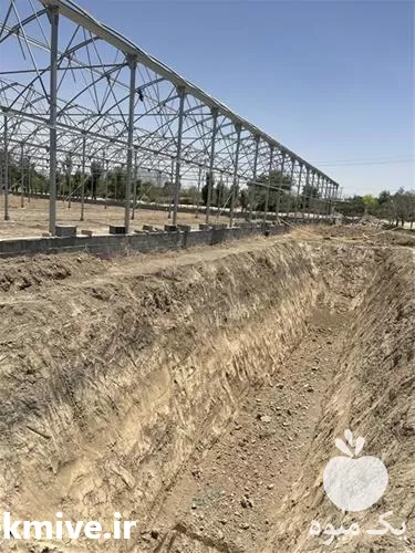 خرید طراحی و ساخت استخر گلخانه در اصفهان در گروه خرید و فروش ژئوممبران و ژئوتکستایل در یکمیوه -عکس1