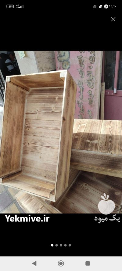 چوبی جعبه سازی در گروه خرید و فروش بسته بندی چوبی در یکمیوه -عکس1