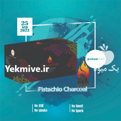 زغال حبه ای پسته رسو در قم در گروه خرید و فروش زغال فشرده در یکمیوه -عکس4