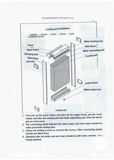 قیمت خرید پد سلولزی در تهران در گروه خرید و فروش تجهیزات گلخانه در یکمیوه -عکس1