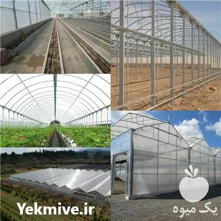 اجرای گلخانه مدرن طراحی در گروه سازنده در یکمیوه -عکس1
