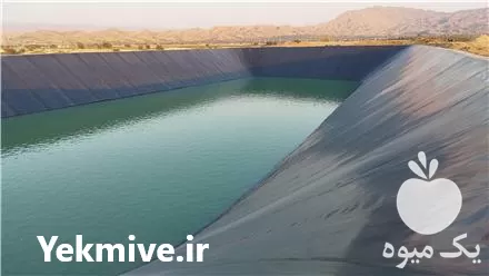 تعمیر نصب استخر ذخیره آب پلیمری در گروه خرید و فروش استخر کشاورزی در یکمیوه -عکس1