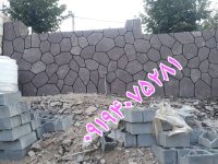 اجرای سنگ لاشه فروشی سنگ ورقه در تهران در گروه سازنده در یکمیوه