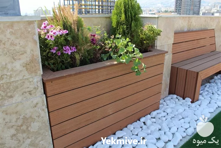 طراحی فلاور باکس در تهران در گروه سازنده در یکمیوه -عکس1