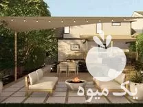 طراحی اجرای فضای سبز در مازندران در آمل در گروه سازنده در یکمیوه -عکس1