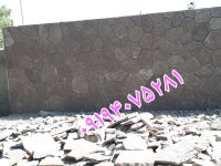 اجرای سنگ لاشه سنگ مالون سنگ در گروه حمل و نقل در یکمیوه