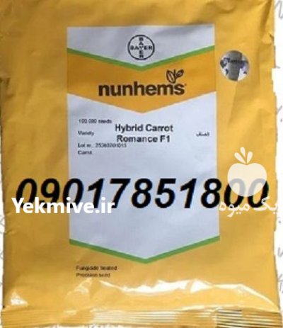 فروش بذر هویج رومانس Romance نانهمز در ارومیه در گروه خرید و فروش بذر هویج در یکمیوه -عکس1
