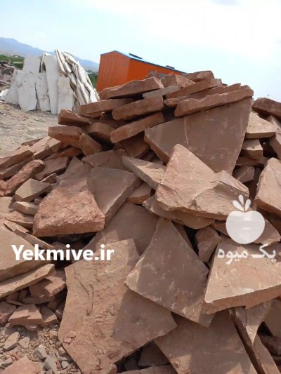 نصب سنگ لاشه ورقه ای در گروه سازنده در یکمیوه -عکس2