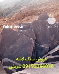 نصب سنگ لاشه ورقه ای در گروه سازنده در یکمیوه