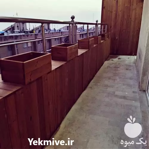 فروش فلاور باکس با چوب ترمو در تهران در گروه خرید و فروش انواع چوب در یکمیوه -عکس1